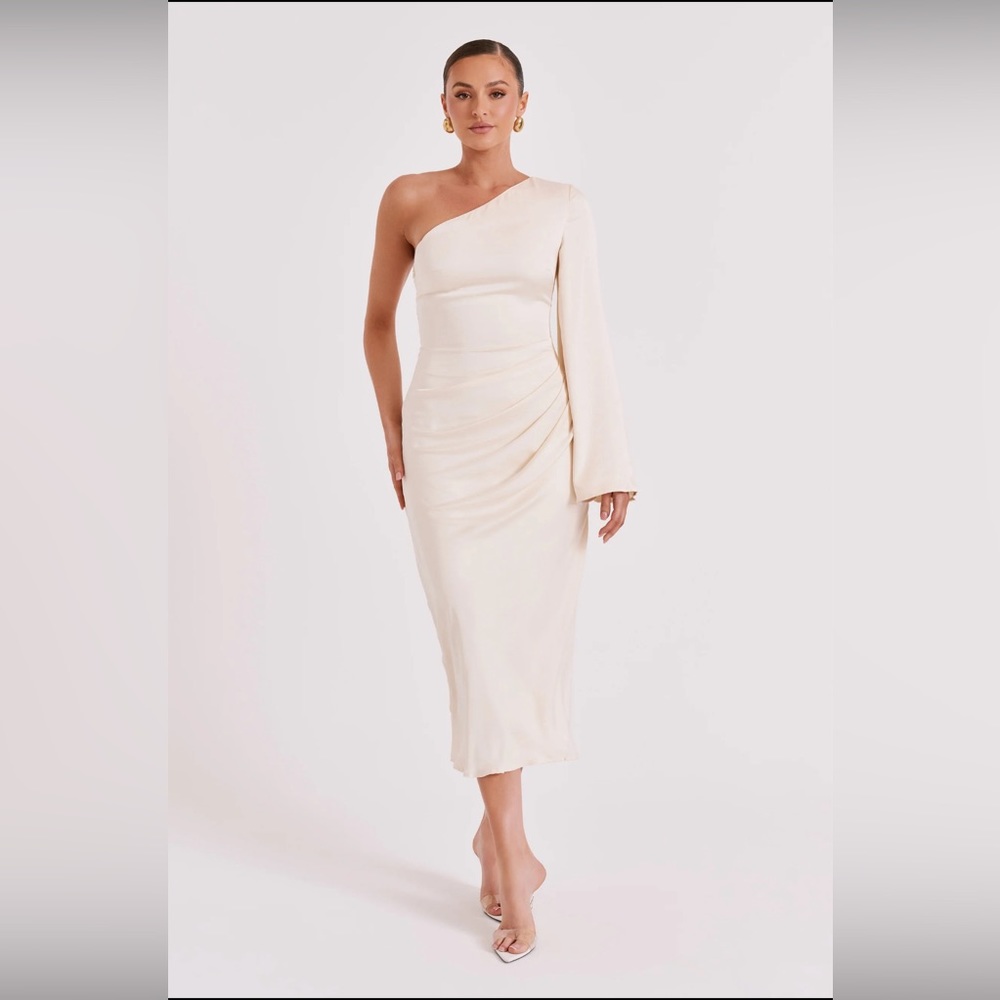 MESHKI one shoulder dress NWT